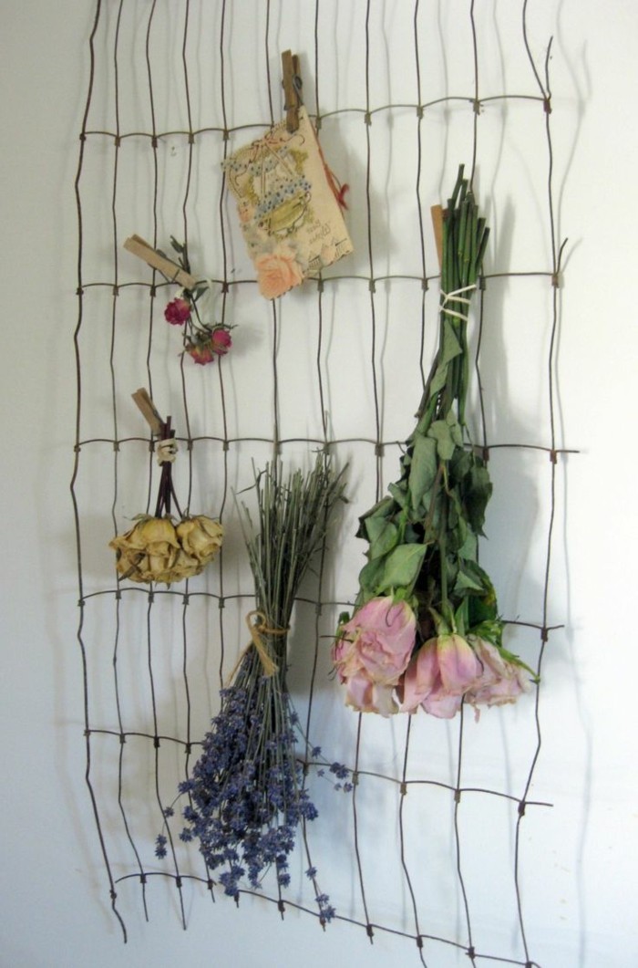 fleurs décor à la maison sécher et décorer l'appartement