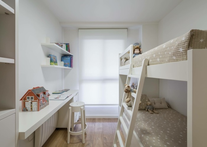 decoración del hogar ideas de vida habitación de los niños cama alta imagen carril diseño