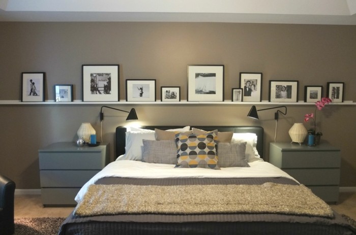 decoración del hogar ideas para vivir dormitorio marco de imagen orquídea