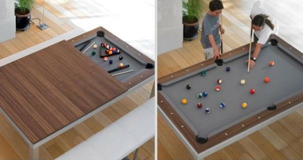 Apartment furniture billiard games