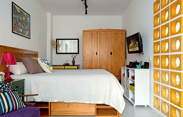 ιδέες σχεδίου διαμερίσματος υπνοδωμάτιο κρεβάτι με αποθήκη αποθήκη ιδέες