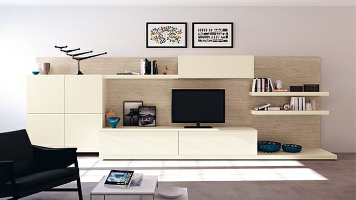 salón diseño de interiores estilo minimalista líneas claras simple moderno