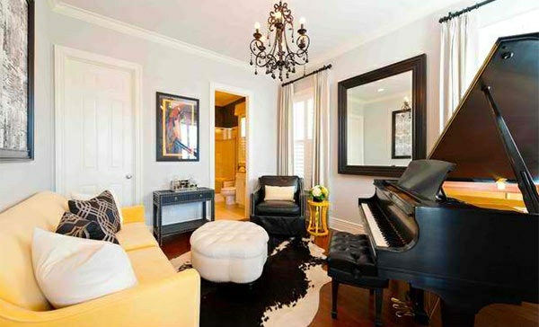 客厅家具钢琴家具风格传统殖民地黄色沙发