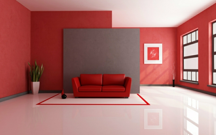 svetainės sienų dažai, raudonos, šiltos svetainės sienų spalvos