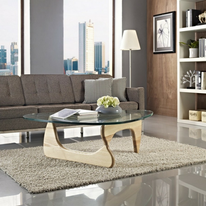 סלון, שטיח, שטיח, שולחן Foto קפה, שולחן, מנורת רצפה