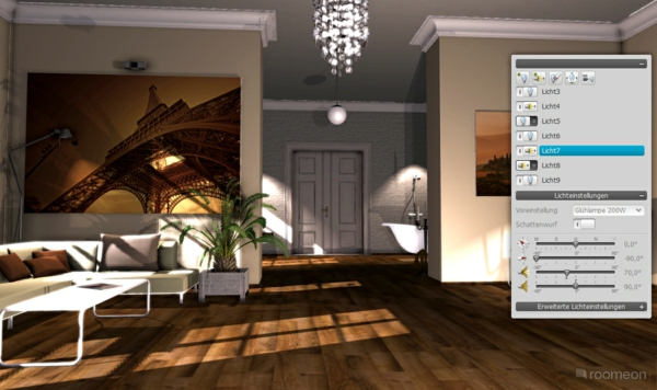 living room planner-free-roomeon 3d planner-establishment planner