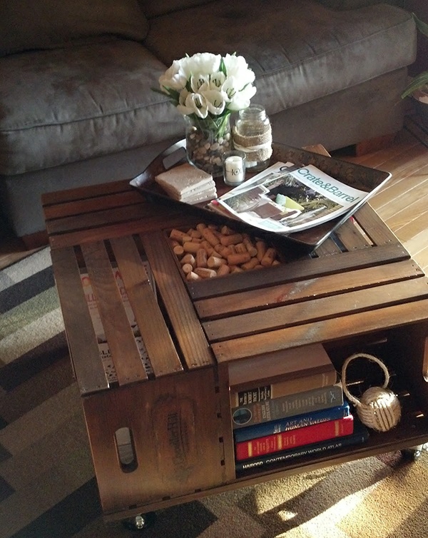 stue bordet ditt eget kaffebord tre bokser lagringsplass for bøker