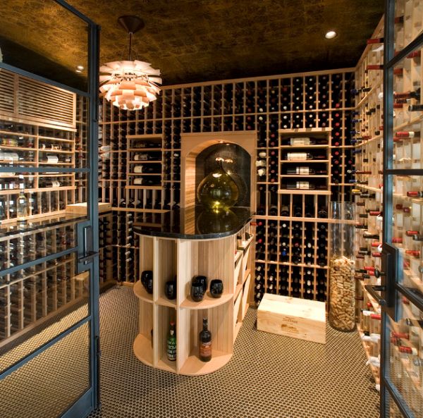 mooie vloer vazen ​​ontwerpen wijnkelder decoratie