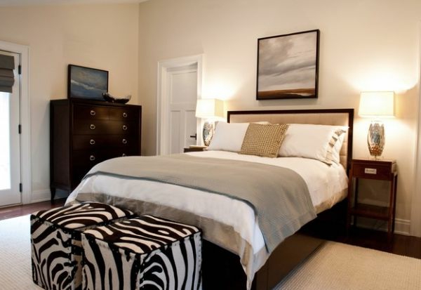zebra krydsning firkantet sæde puder soveværelse sengetøj