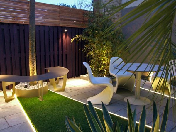 moderní zahradní terasa posezení zahradní nábytek