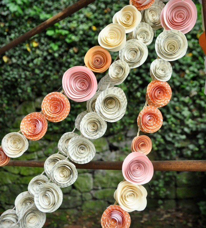 стая за украса DIY цвете везба занаяти хартия