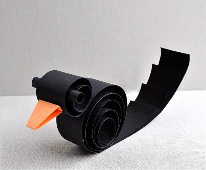 pièce décoration diy oiseau cravate ensemble de papier