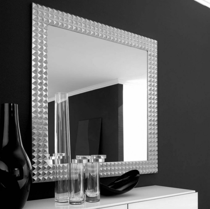 room ideas black wall mirror accessories