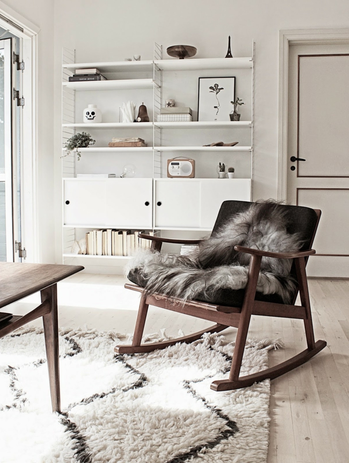 room decor living room ideas scandinavian rocking chair carpet