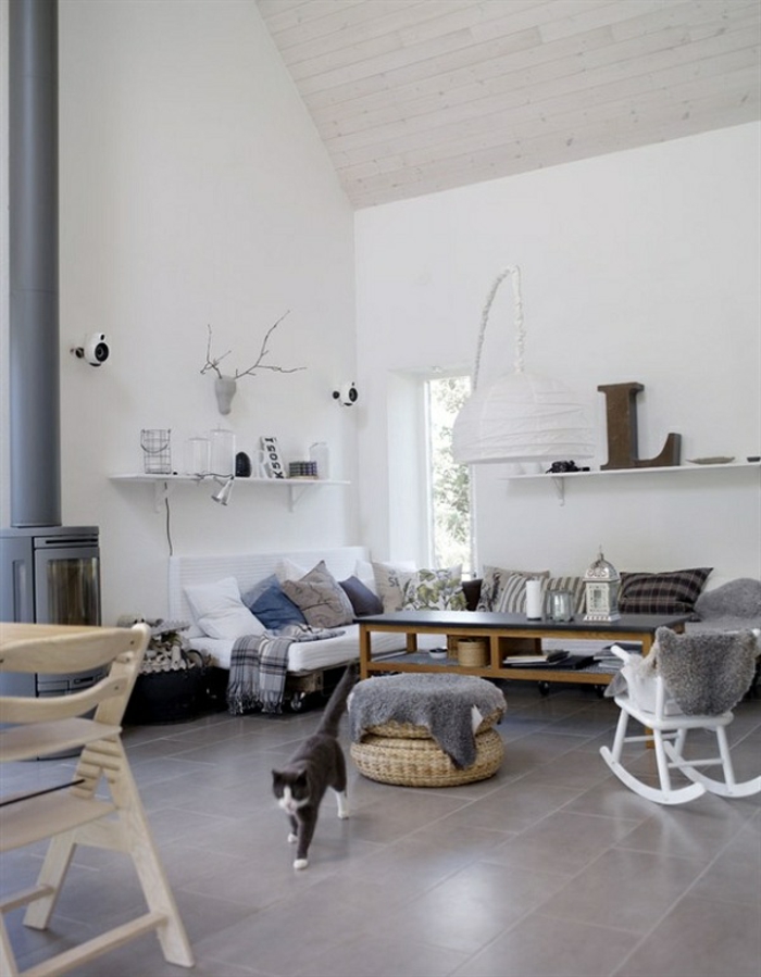 room decor living room ideas scandinavian style rocking chair