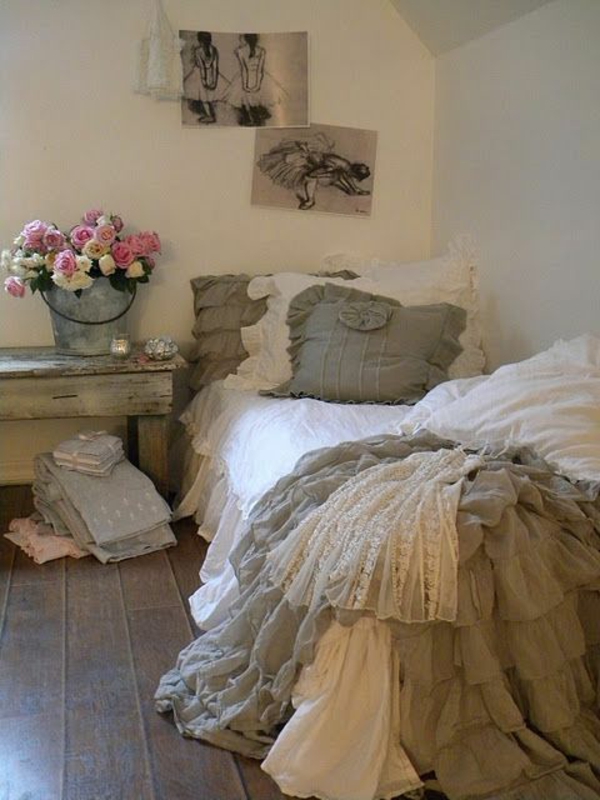 værelse design ungdoms værelse vintage seng blonder