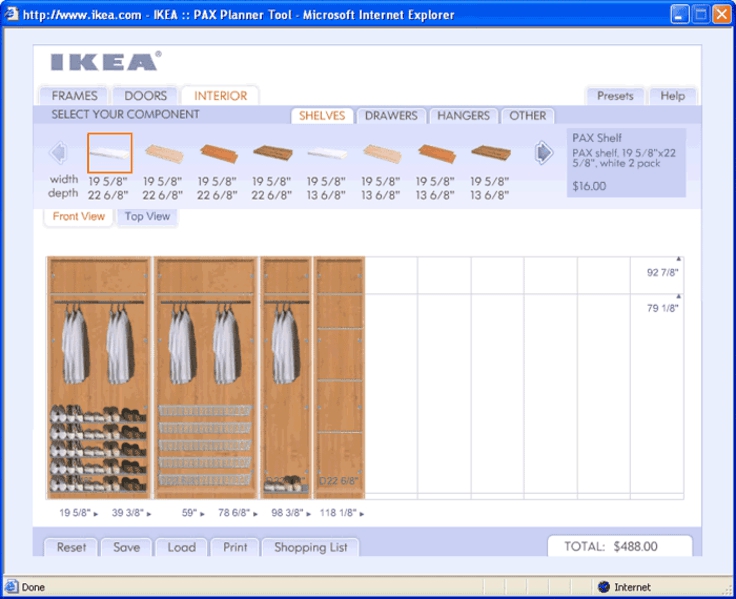σχεδιαστής δωματίων ikea pax ντουλάπα σχεδιαστής online